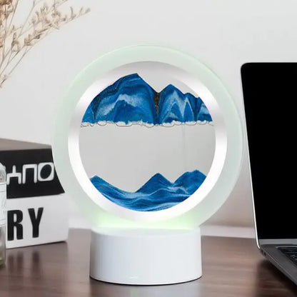 7 Colors USB Sandscape Table Lamp