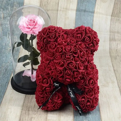 Rose Bear Foam Teddy Bear