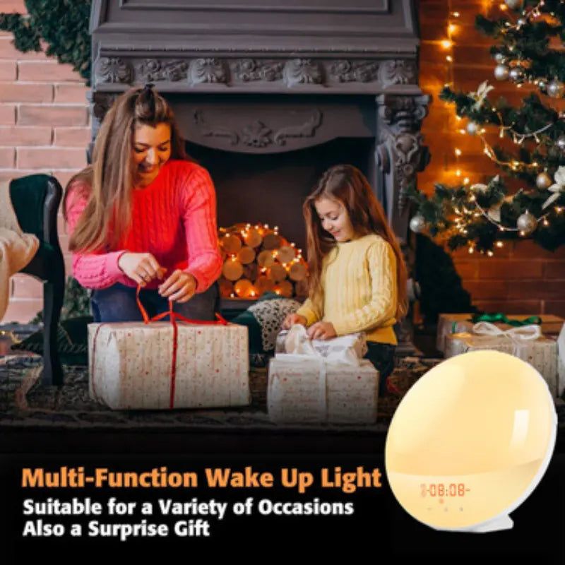 1pc Sunrise Alarm Clock for Kids with Dual Alarms