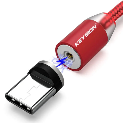 KEYSION LED Magnetic Fast Charging USB Cable