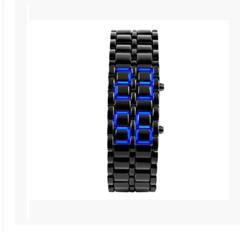 LED Mirror Lava Electronic Watch