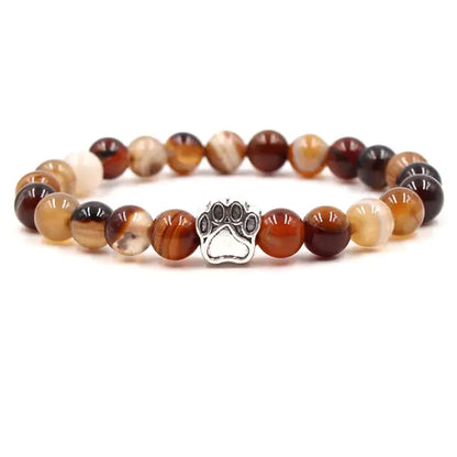 Pet Footprint Stone Bracelets