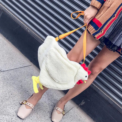 Cartoon Chicken Shoulder Bag