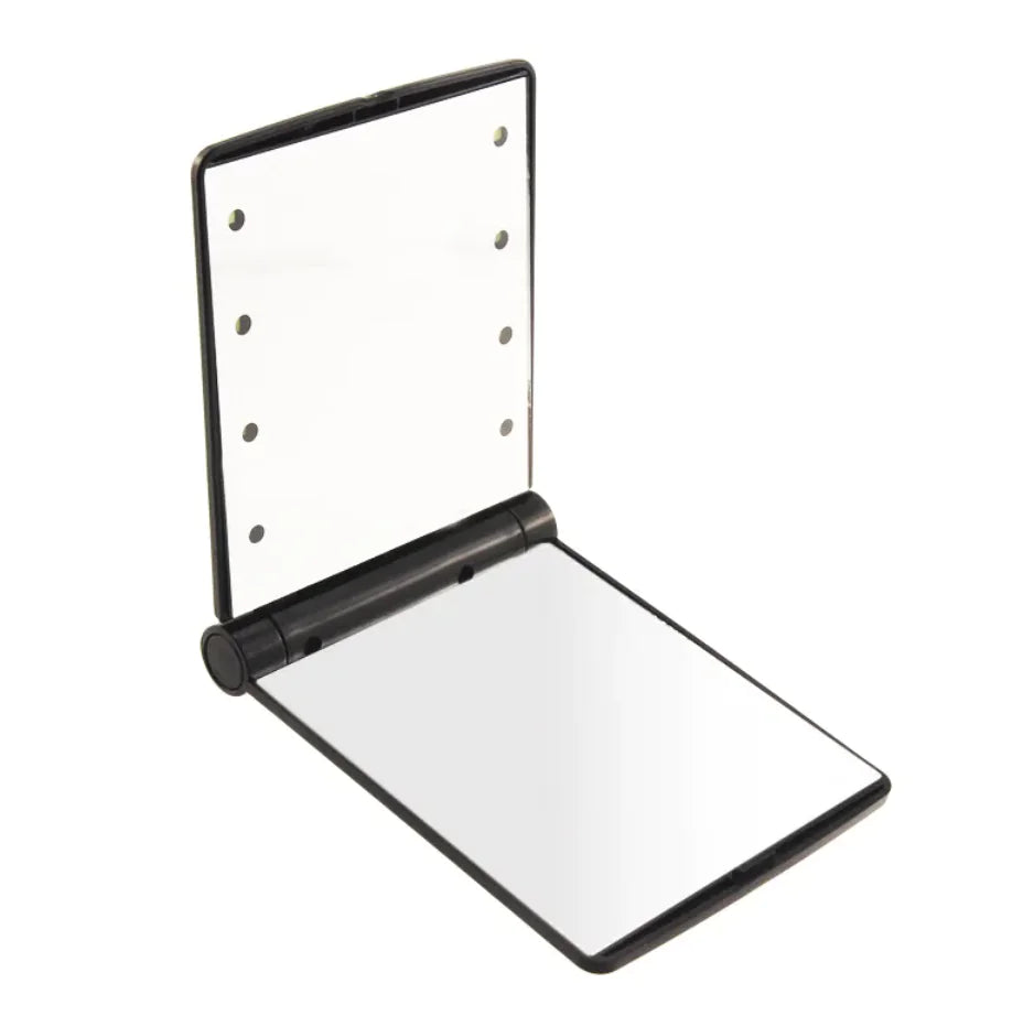 Portable Folding LED Makeup Mirror