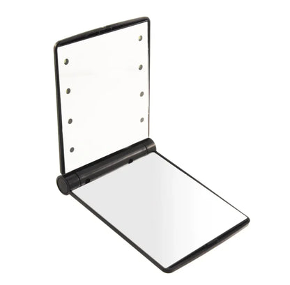 Portable Folding LED Makeup Mirror