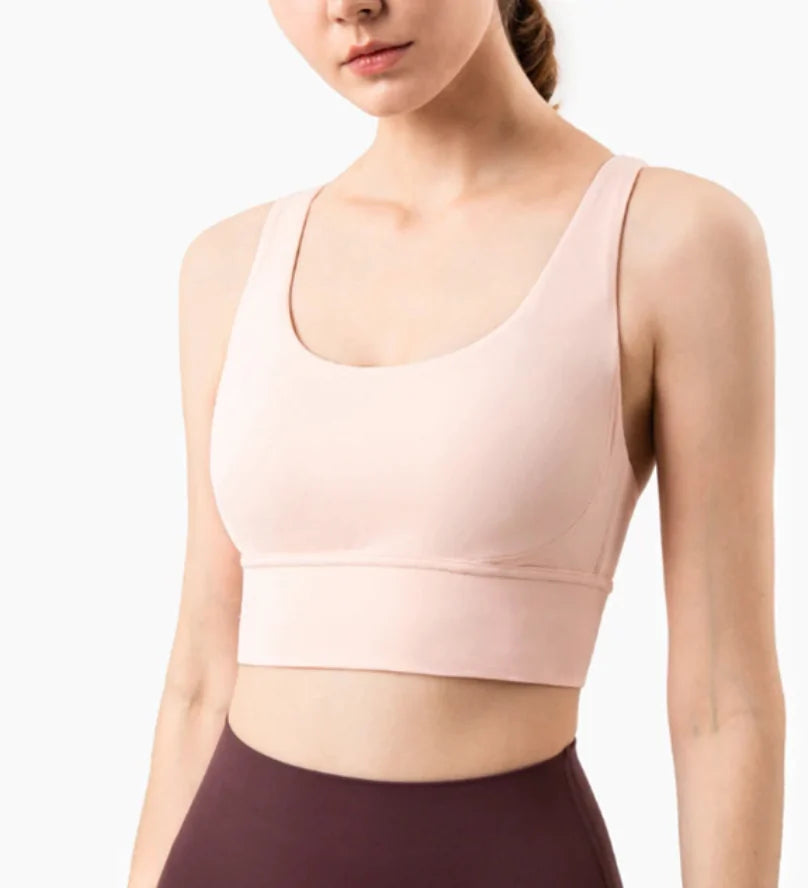 Breathable Fabric Nylon Yoga Tops