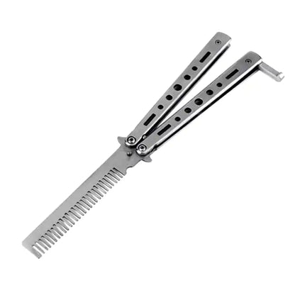 Folding Butterfly Knife Comb