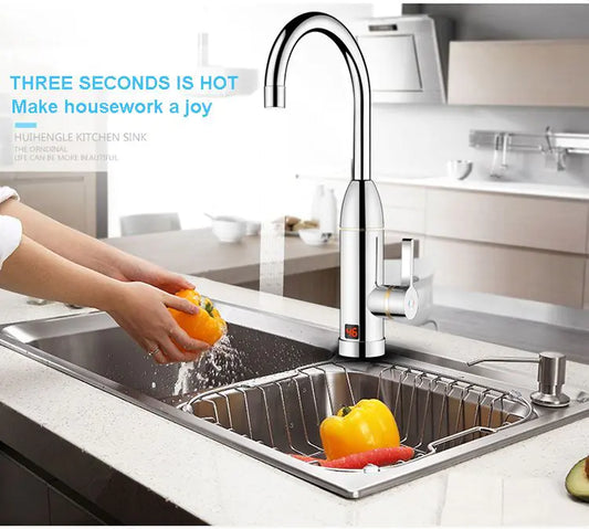 LED Display Kitchen Heating Faucet