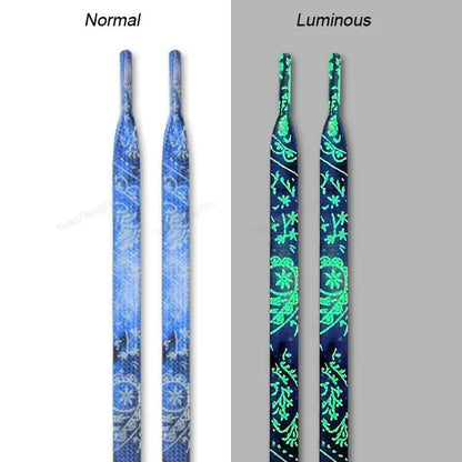 1Pair Luminous Shoe laces Quality Fluorescent Shoelaces