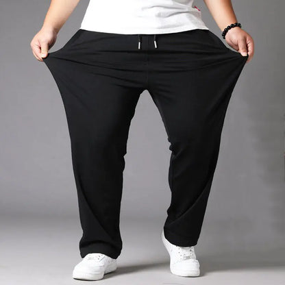 Oversized Black Casual Pants Men&#39;s 10XL Sweatpants Korean