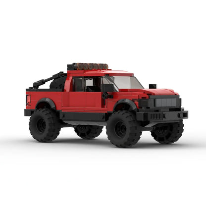 Technical Ford Raptors F-150 Pickup Truck Car Building Blocks