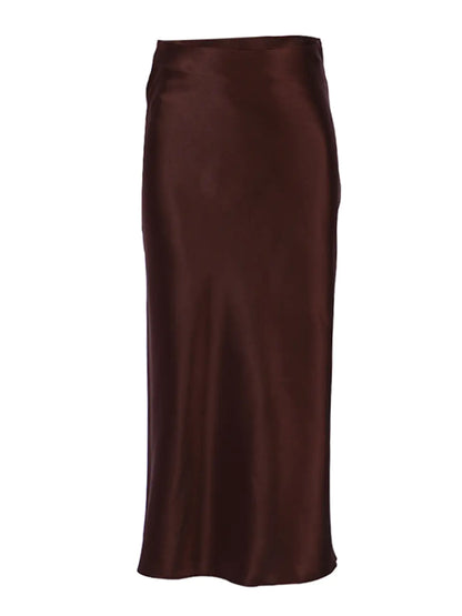 High-Waist A-Line Skirt
