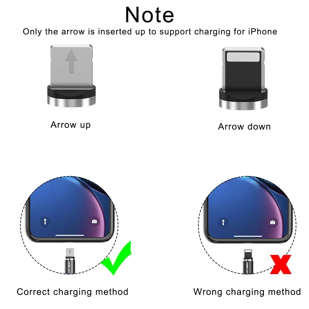 KEYSION LED Magnetic Fast Charging USB Cable