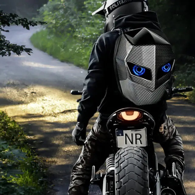 LED Sharingan Motorcycle Backpack