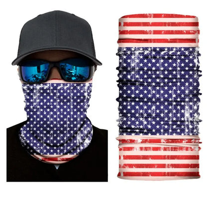 Flag Face Bandana: Multi-functional Outdoor Accessory for Men