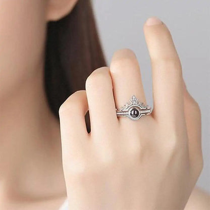 100 Language I Love You Rings Set