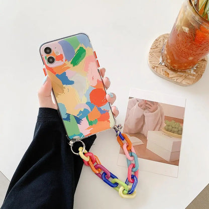 Abstract Art Chain Case