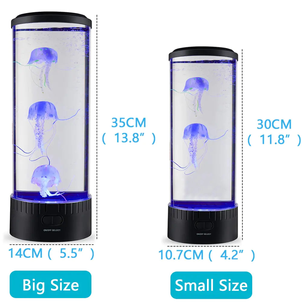 Jellyfish Lamp LED Night Light Remote Control I U240 Private Listing