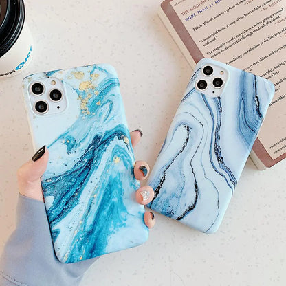 Sea Marble Color Case