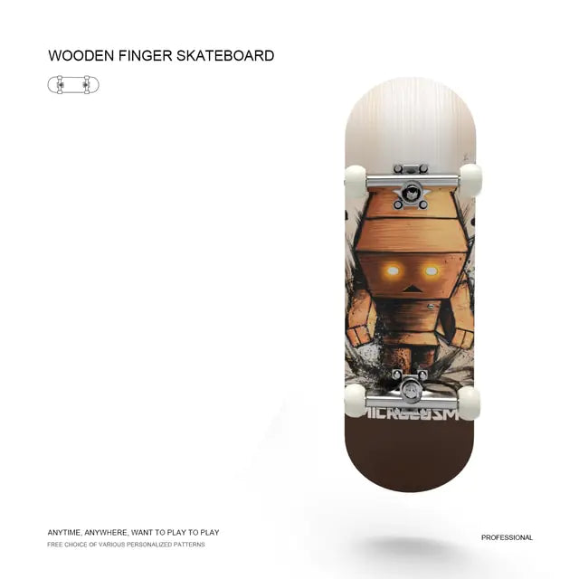 Wooden Finger Skateboards DIY Skate Park Tech Parts