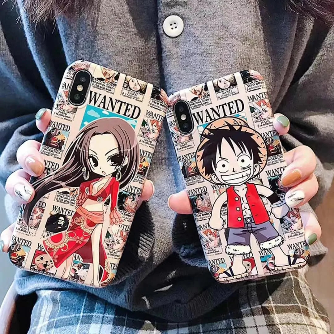 One Piece Luffy x Queen Anime IMD Phone Case for iPhone