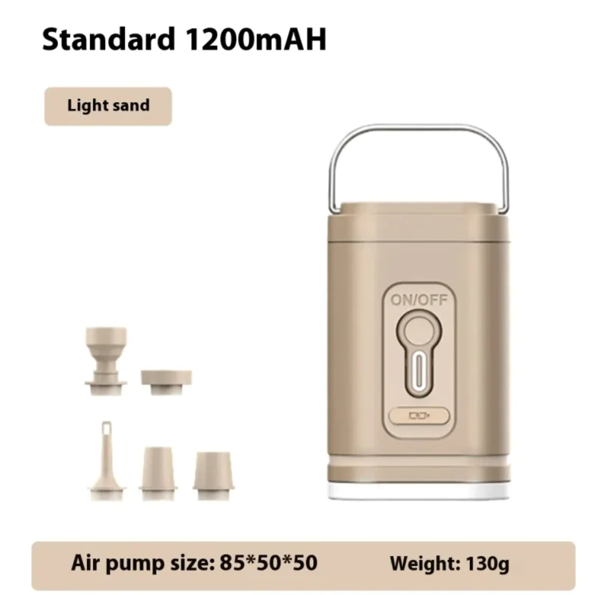 Portable Air Pump & LED Light
