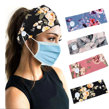 Fashion Headband Face Mask Holder