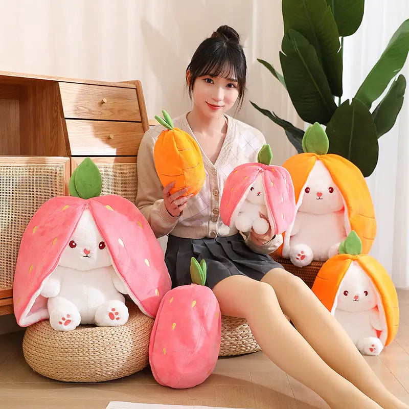 Kawaii Fruit Bunny Plush Doll