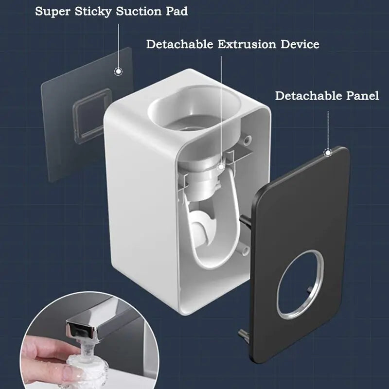 Wall Mounted Automatic Toothpaste Dispenser