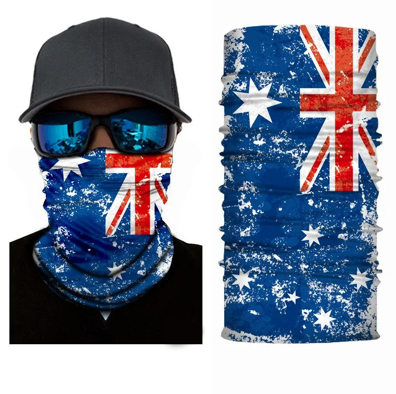 Flag Face Bandana: Multi-functional Outdoor Accessory for Men