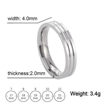 Stainless Steel Couple Ring