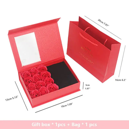 Rose Gift Box Soap Artificial Flower