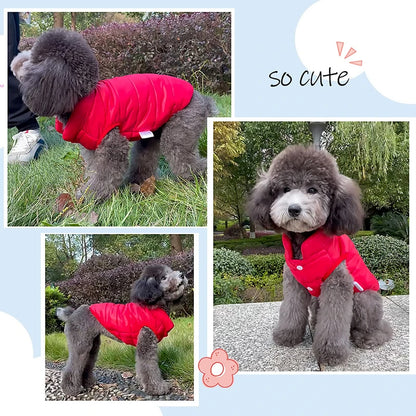 Double Sided Dog Coat Winter Warm