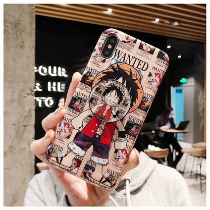 One Piece Luffy x Queen Anime IMD Phone Case for iPhone