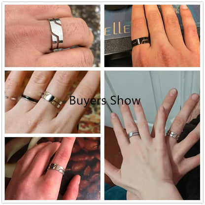 Stainless Steel Couple Ring