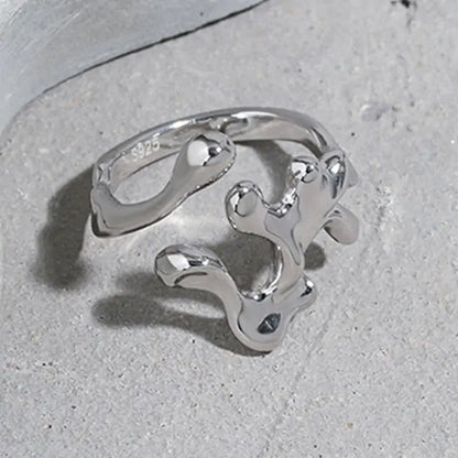 Charming Hollow Opening Rings