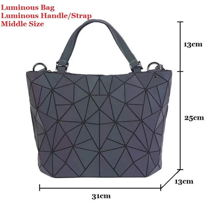 Women's Hot Luminous Geometric Laser Bag