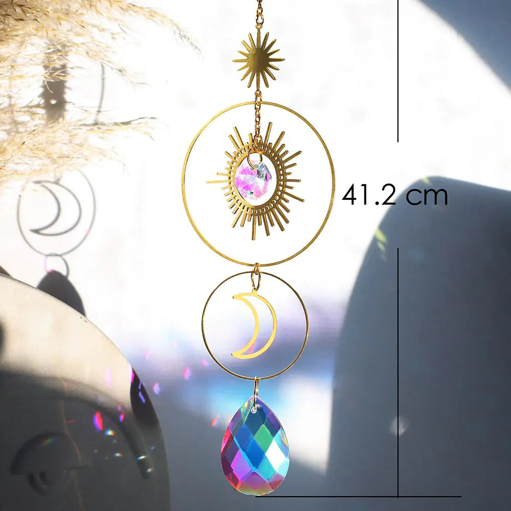 Suncatcher Crystal Sun and Moon Crystals Prism