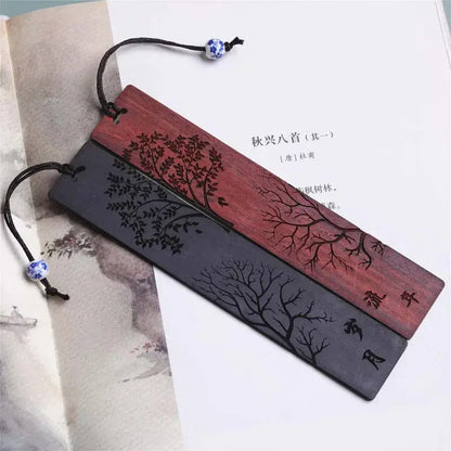 Chinese Style Wooden Bookmark