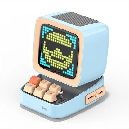 Divoom Ditoo Retro Pixel Art Bluetooth Portable Speaker and Alarm Clock