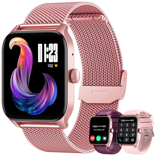Smartwatch for Women Fitness Tracker Watch: Smart Watches for Women Android iOS Phones Make/Answer Call 1.83" Waterproof Digital Watches Heart Rate SpO2 Sleep Monitor 100+ Sport Mode Activity Tracker