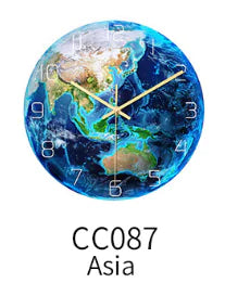 Glow-in-the-Dark African Wall Clock with Silent Mechanism