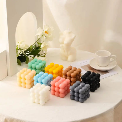 Cube Bubble Soy Wax Scented Candle