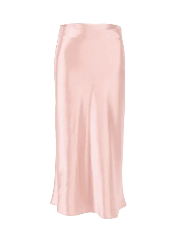 High-Waist A-Line Skirt