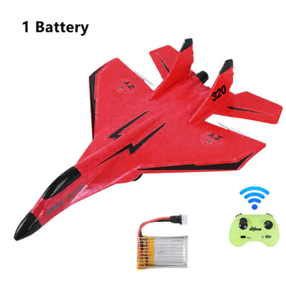 2.4G Glider RC Drone MIG 320 Fixed Wing Airplane Hand Throwing Foam Dron Electric Remote Control Outdoor RC Plane Toys for Boys