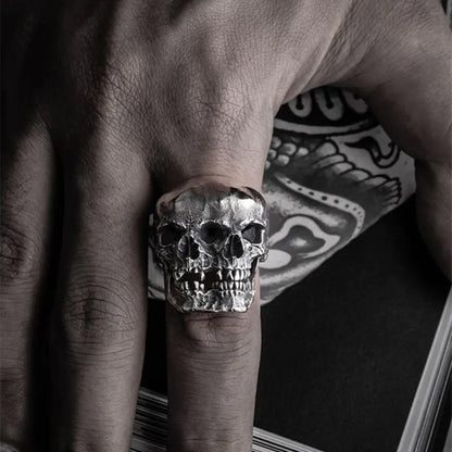 Skeleton Biker Rings