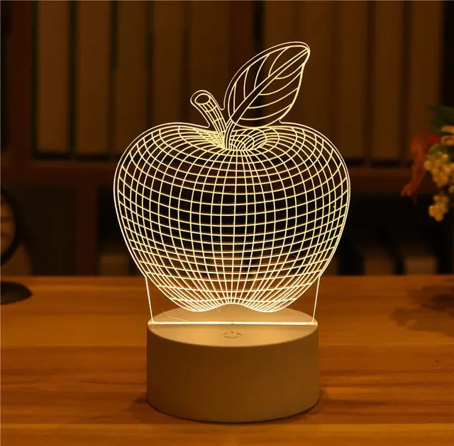 3D Led Night Light Model Toys