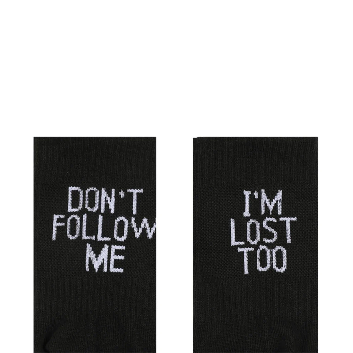 Explosive Socks DON`T FOLLOW ME I AM LOST TOO