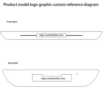 Car Door Illuminated Light Logo