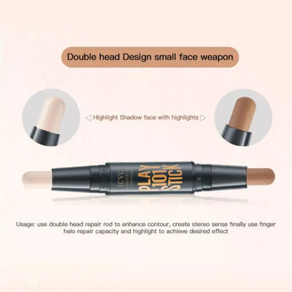 1pc Double Head Face Highlighter Makeup